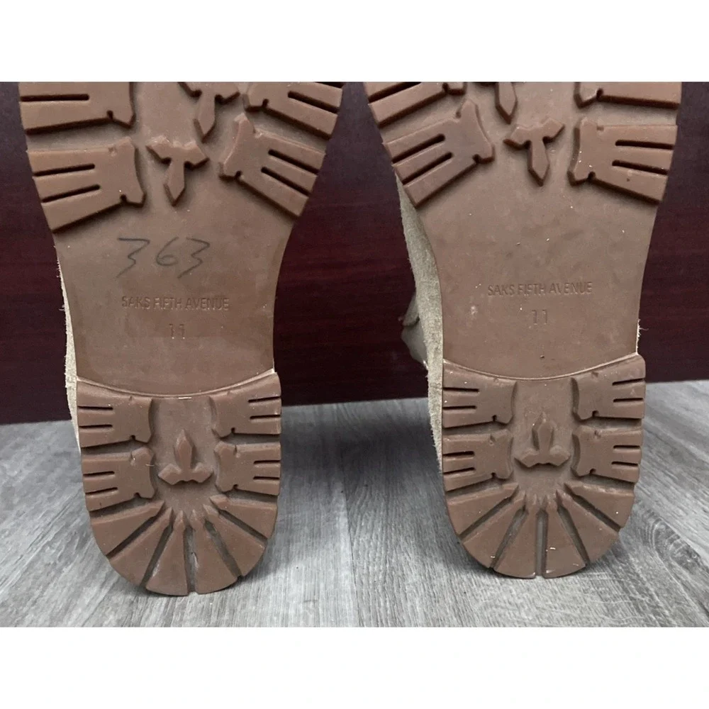 Saks‎ Fifth Avenue Suede Leather Chelsea Boots Men's Size 11 M